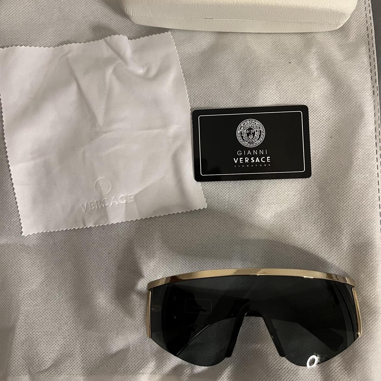 versace glasses gold and black