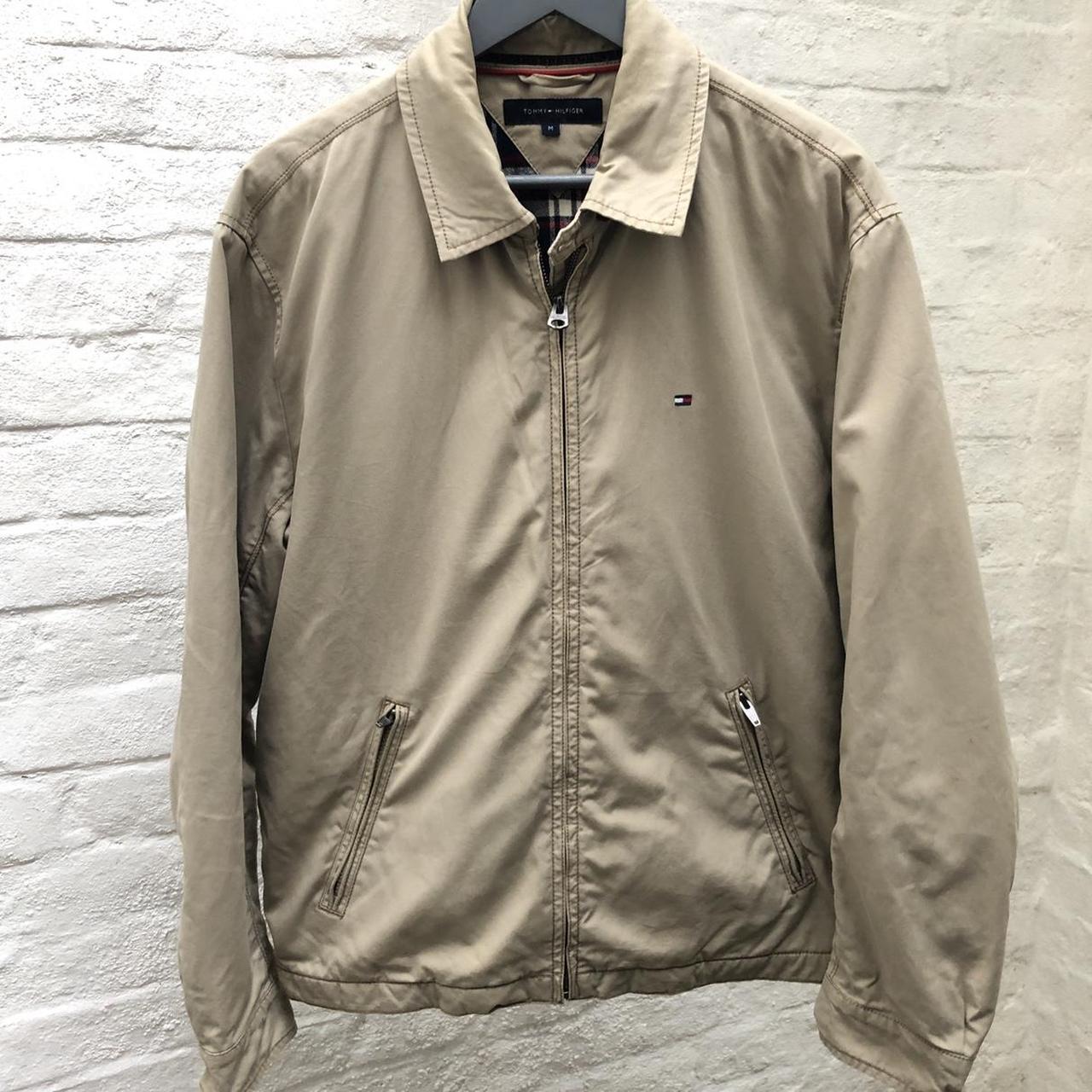 Tan tommy hilfiger coat on sale