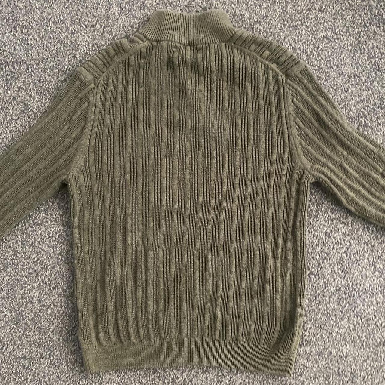 Vintage Cable Knit Quarterzip Sweater - Super nice... - Depop