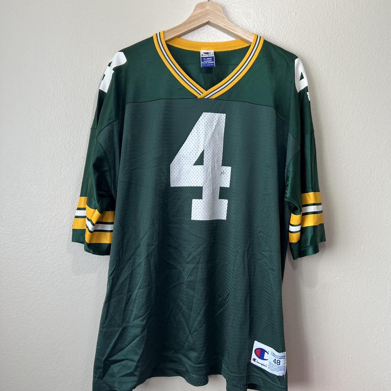 Vintage 90s 1995 Green Bay Packers Brett Favre - Depop