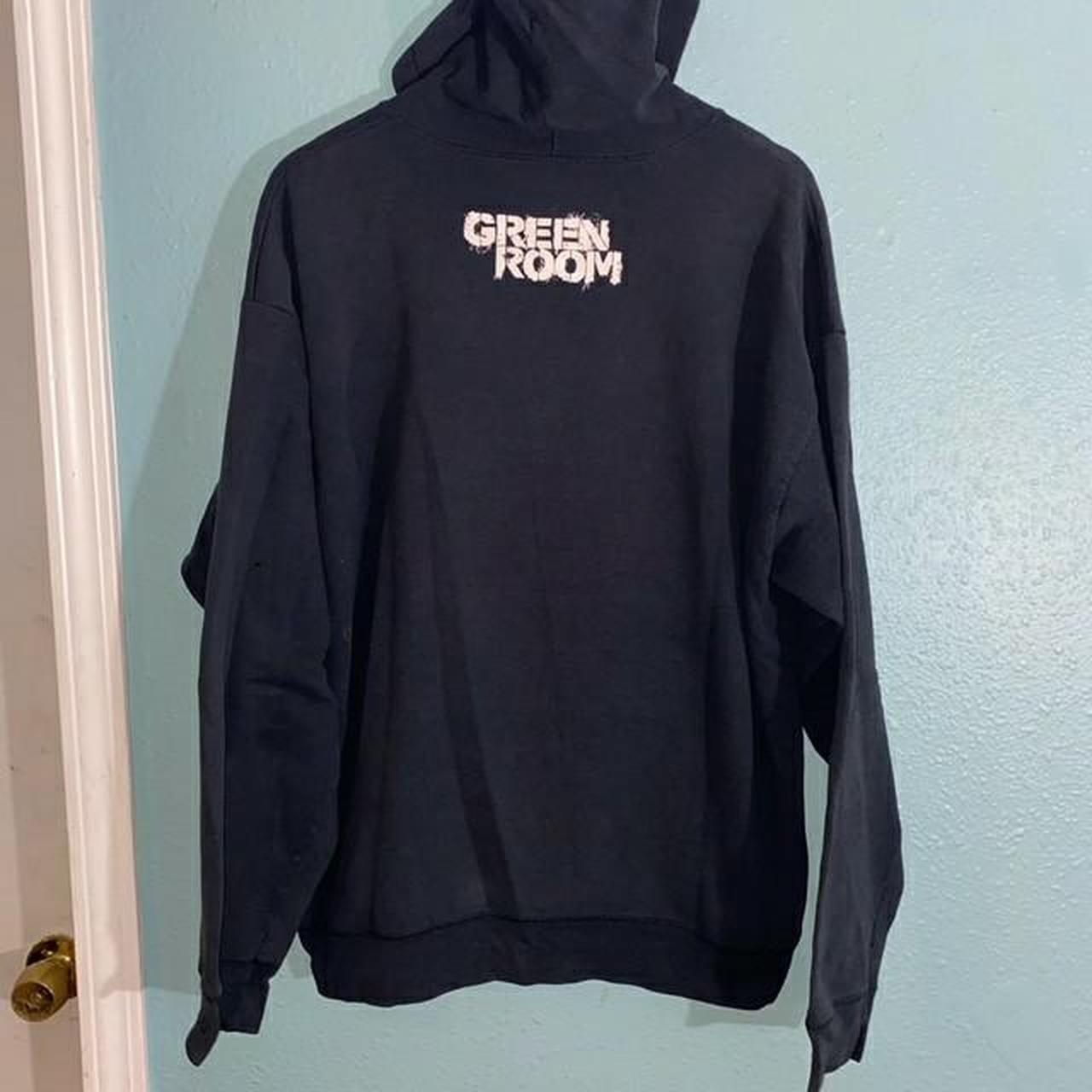 Green Room Movie A24 Production Black Zip Up Hoodie.... - Depop