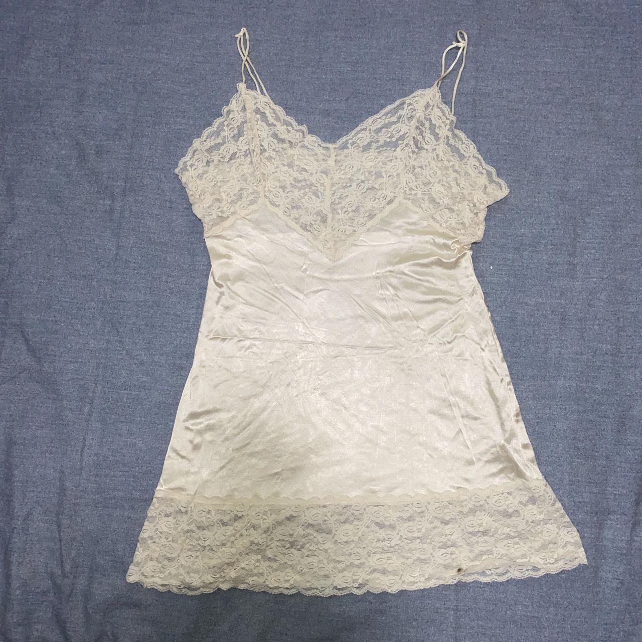 Vintage Victoria’s Secret silky slip... - Depop