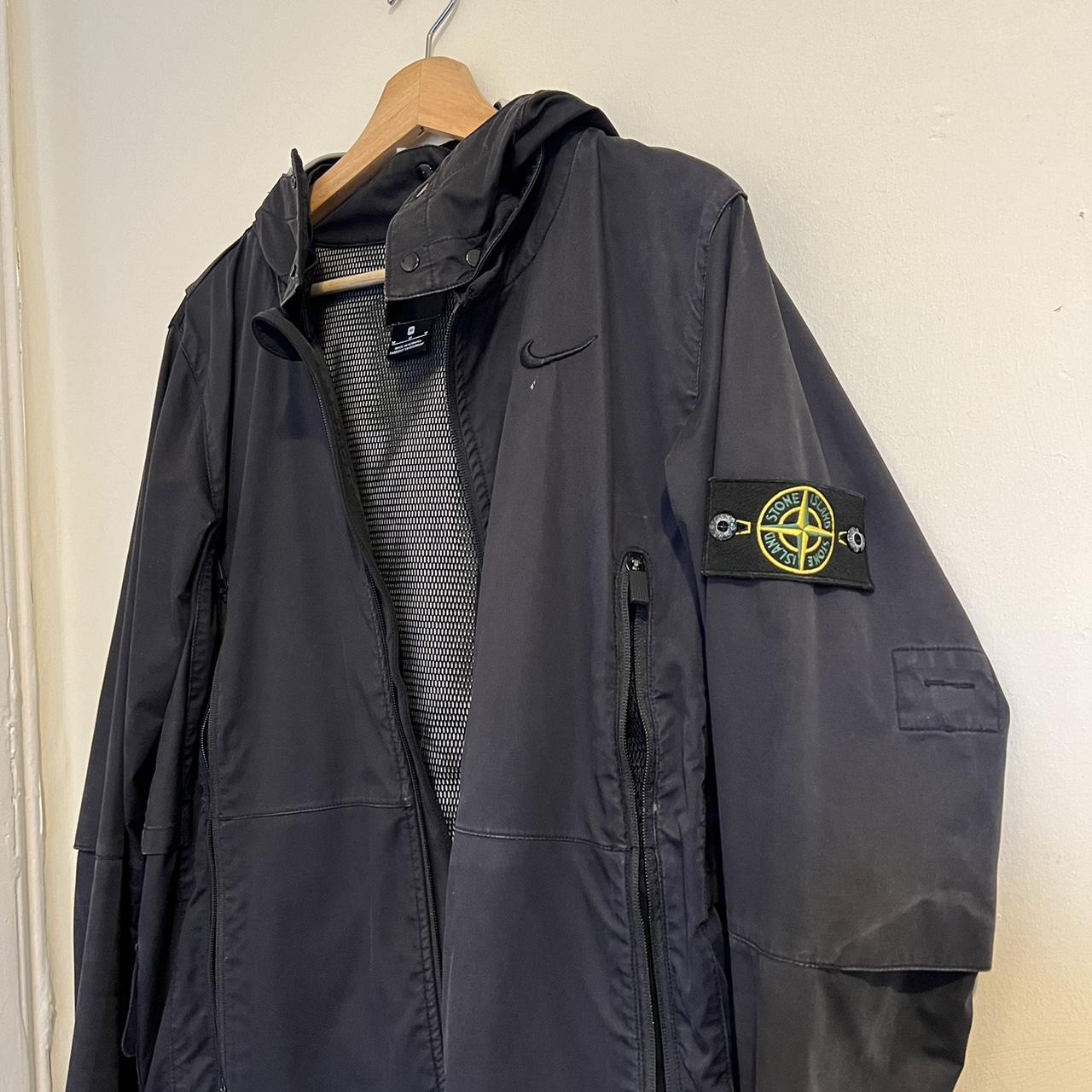 Black Stone Island Nike Golf Collab Waterproof... - Depop