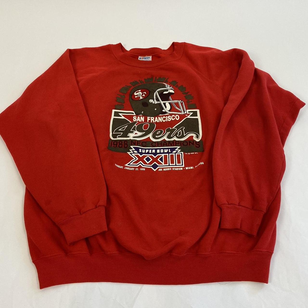 Vintage San Francisco 49ers Crewneck Sweatshirt Home - Depop