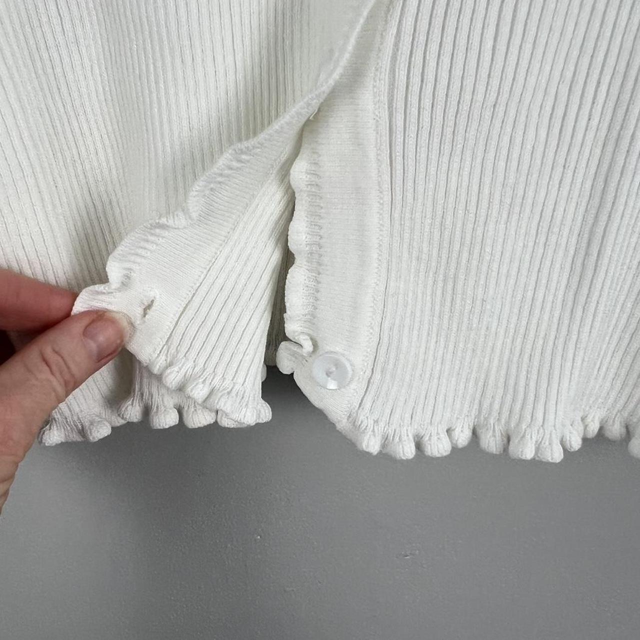 DAZY Women's Blouse - White - L – Dazy button up … - image 3