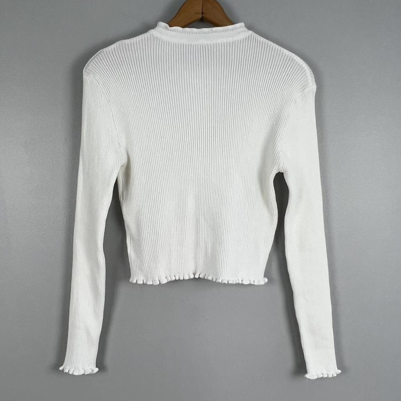 DAZY Women's Blouse - White - L – Dazy button up … - image 7