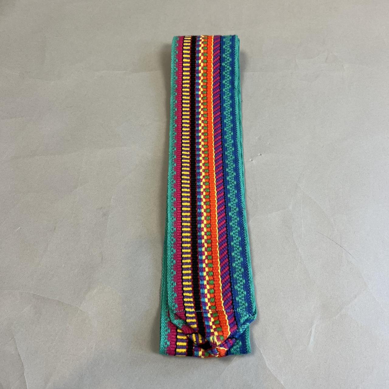 Preloved Women's Belt - Multi – Retro patterned s… - image 3