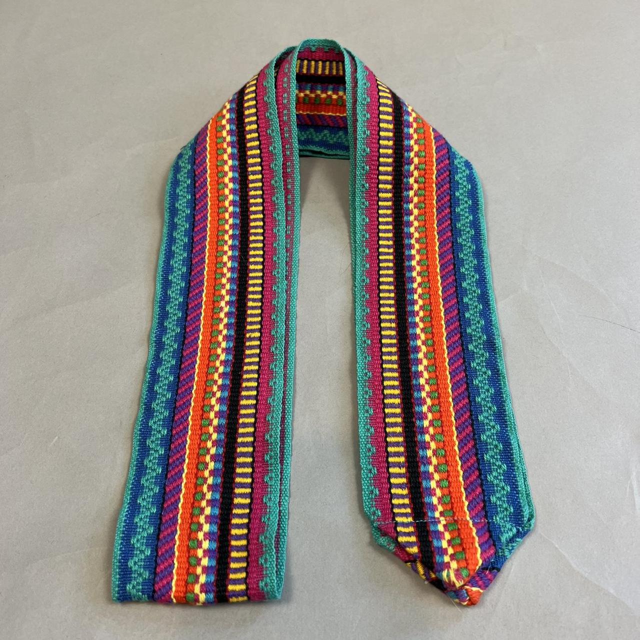 Preloved Women's Belt - Multi – Retro patterned s… - image 4