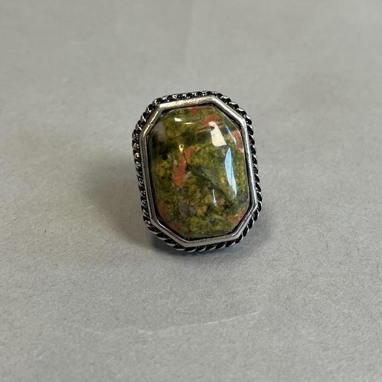 Preloved Women's Ring - Silver/Multi – Statement … - image 2