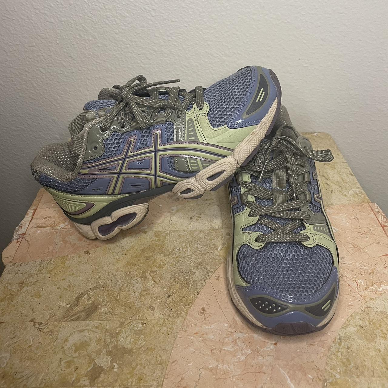ASICS SportStyle Women's Purple and Green Trainers (5)