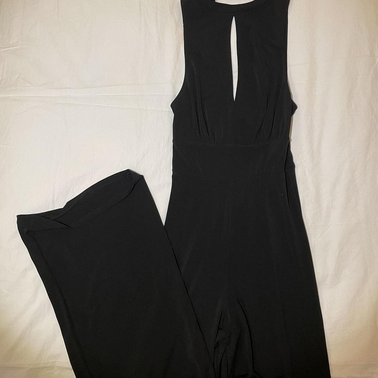 Black full length jumpsuit Elegant jumpsuit with... - Depop