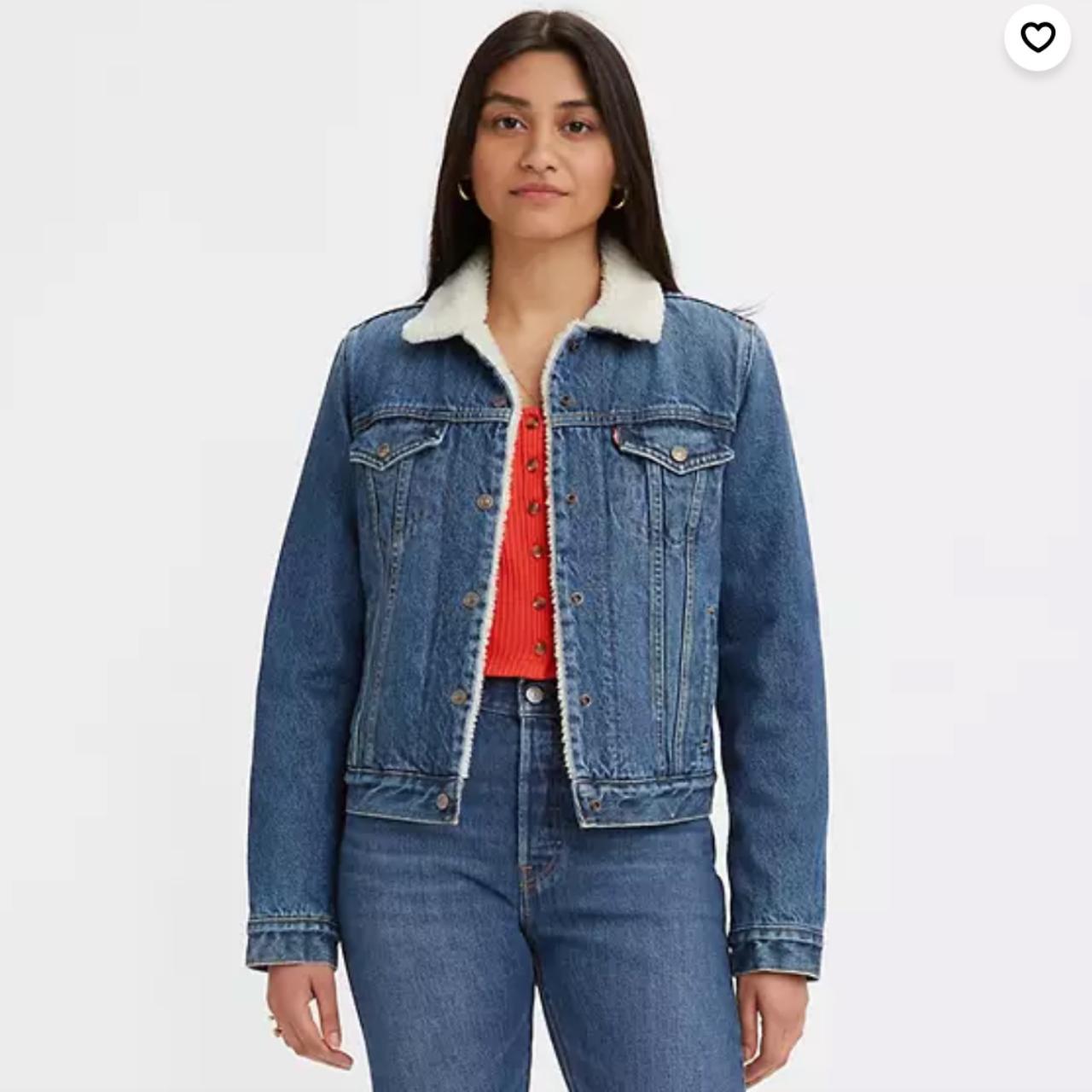 Levi's jacket 2025 sherpa womens