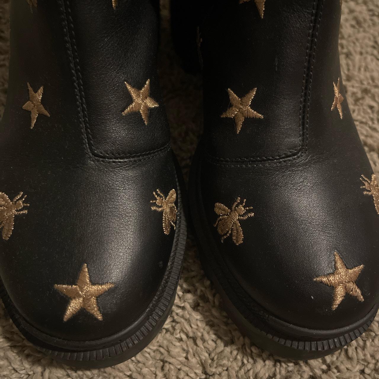 Gucci star fashion and bee boots