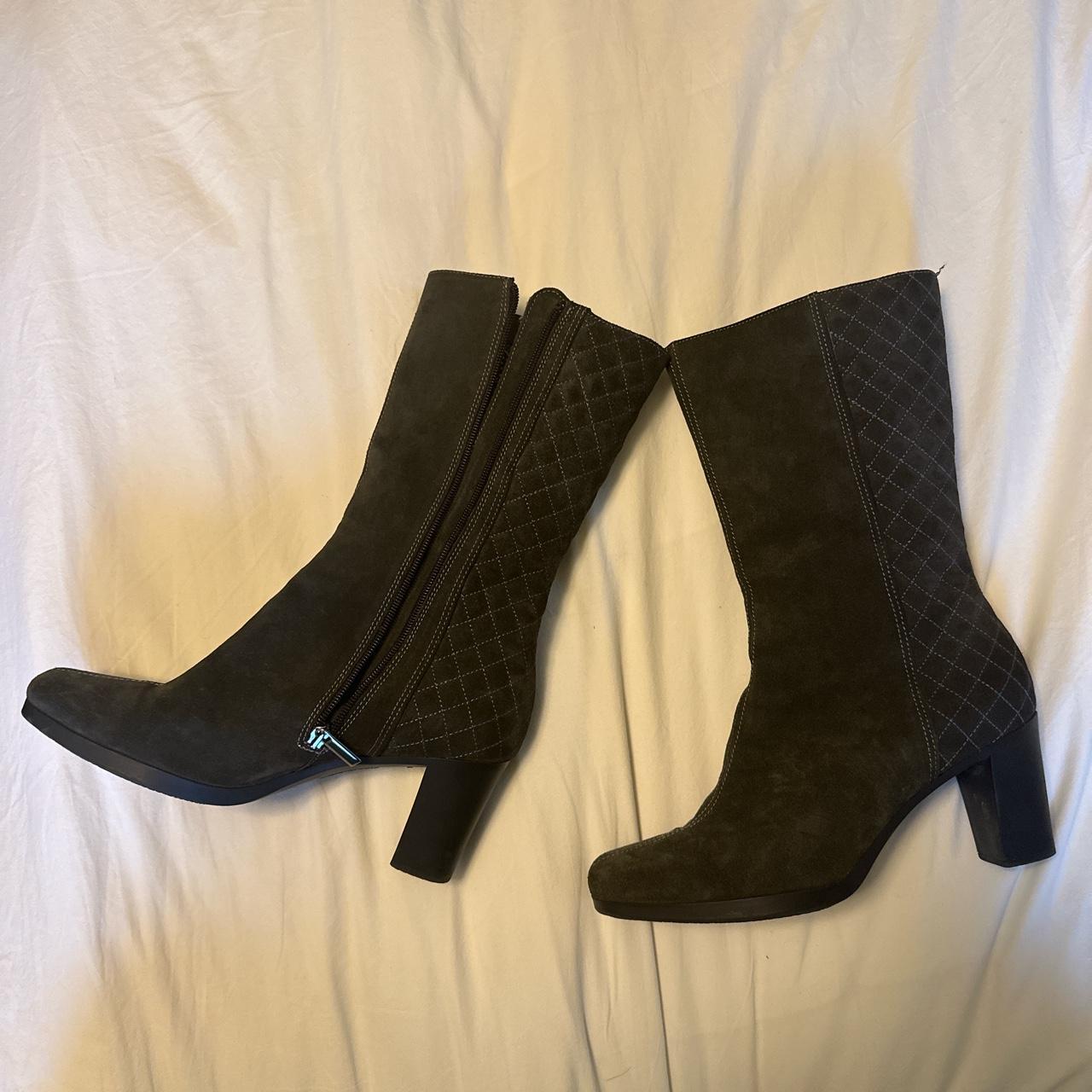 aquatalia real italian suede boots never worn Depop