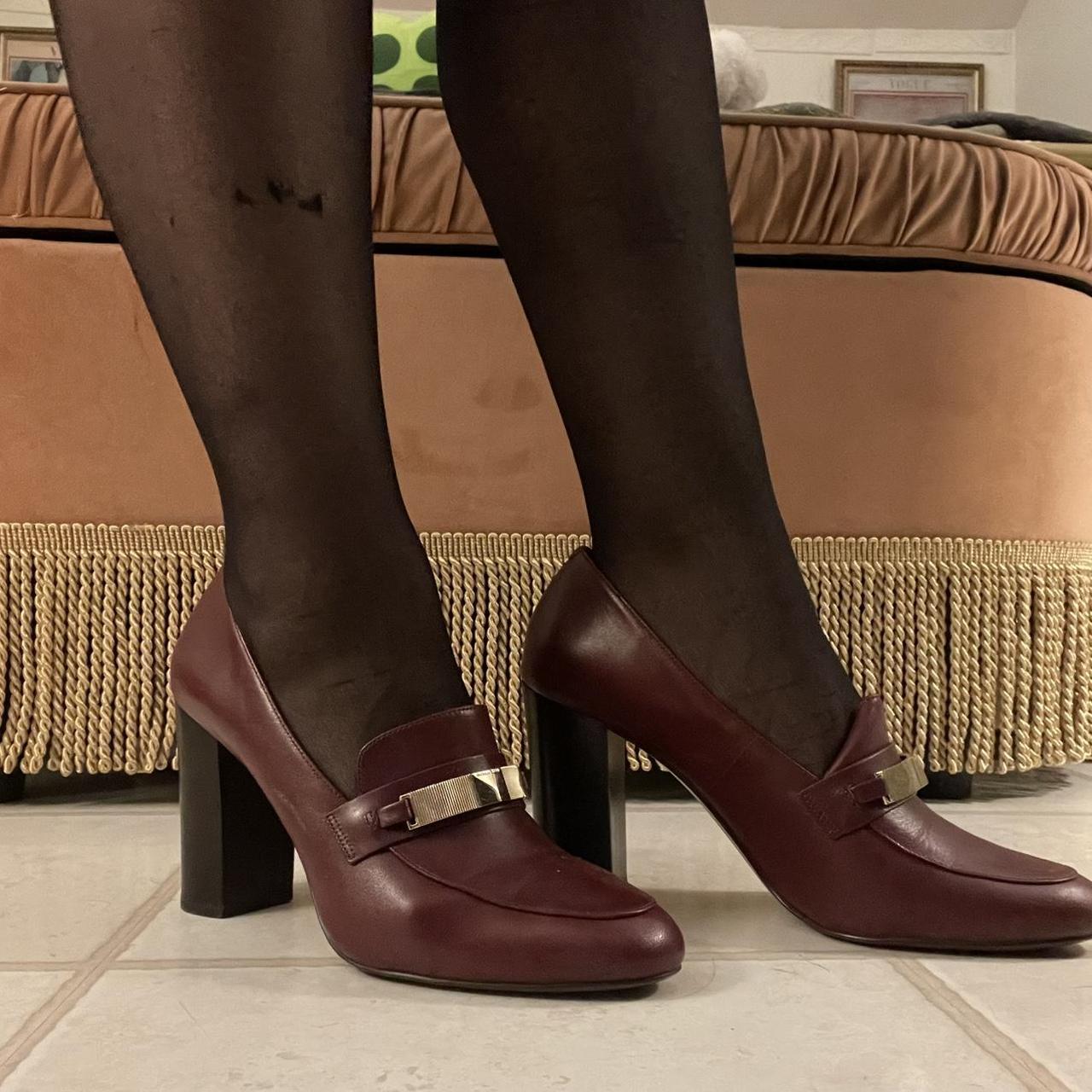 michael kors loafer pumps