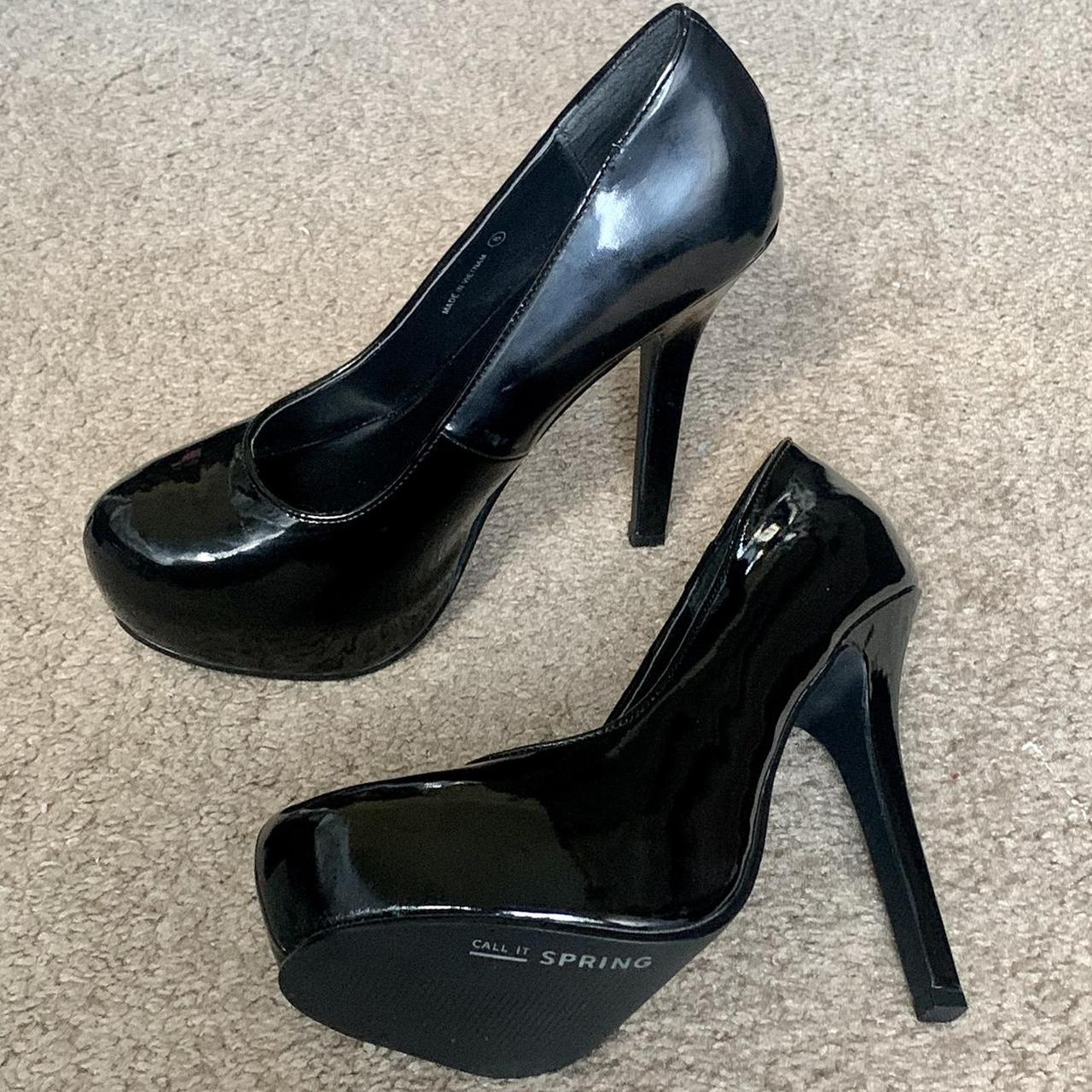 Black pumps shop size 8