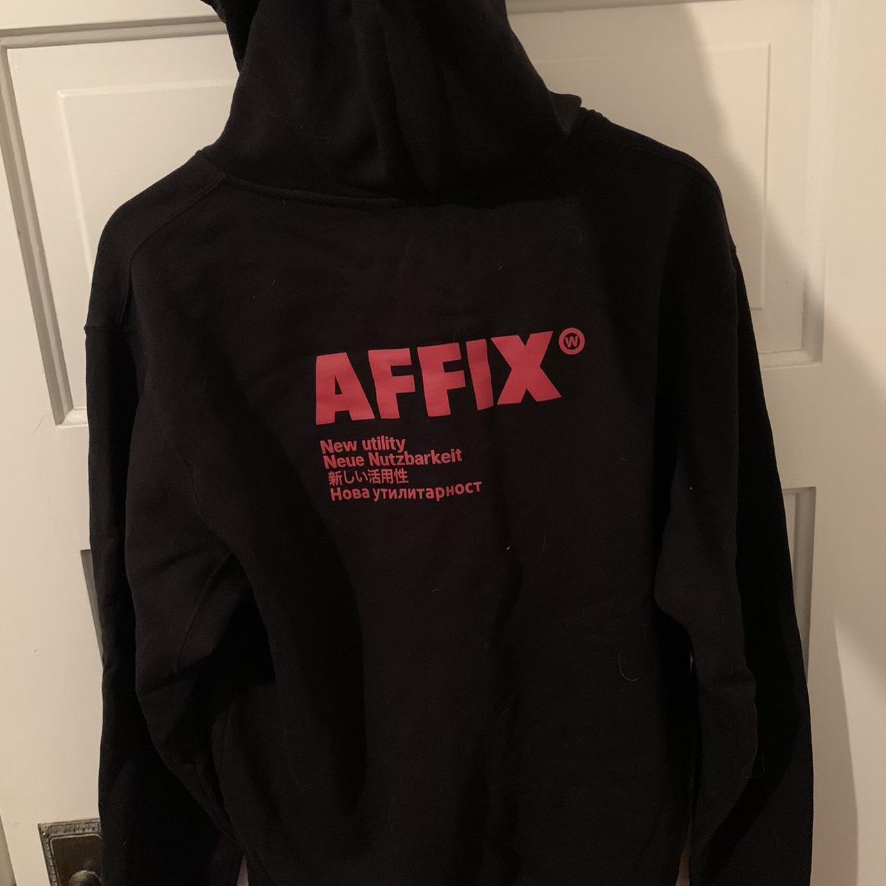 Affix Men's Black and Red Sweatshirt (3)