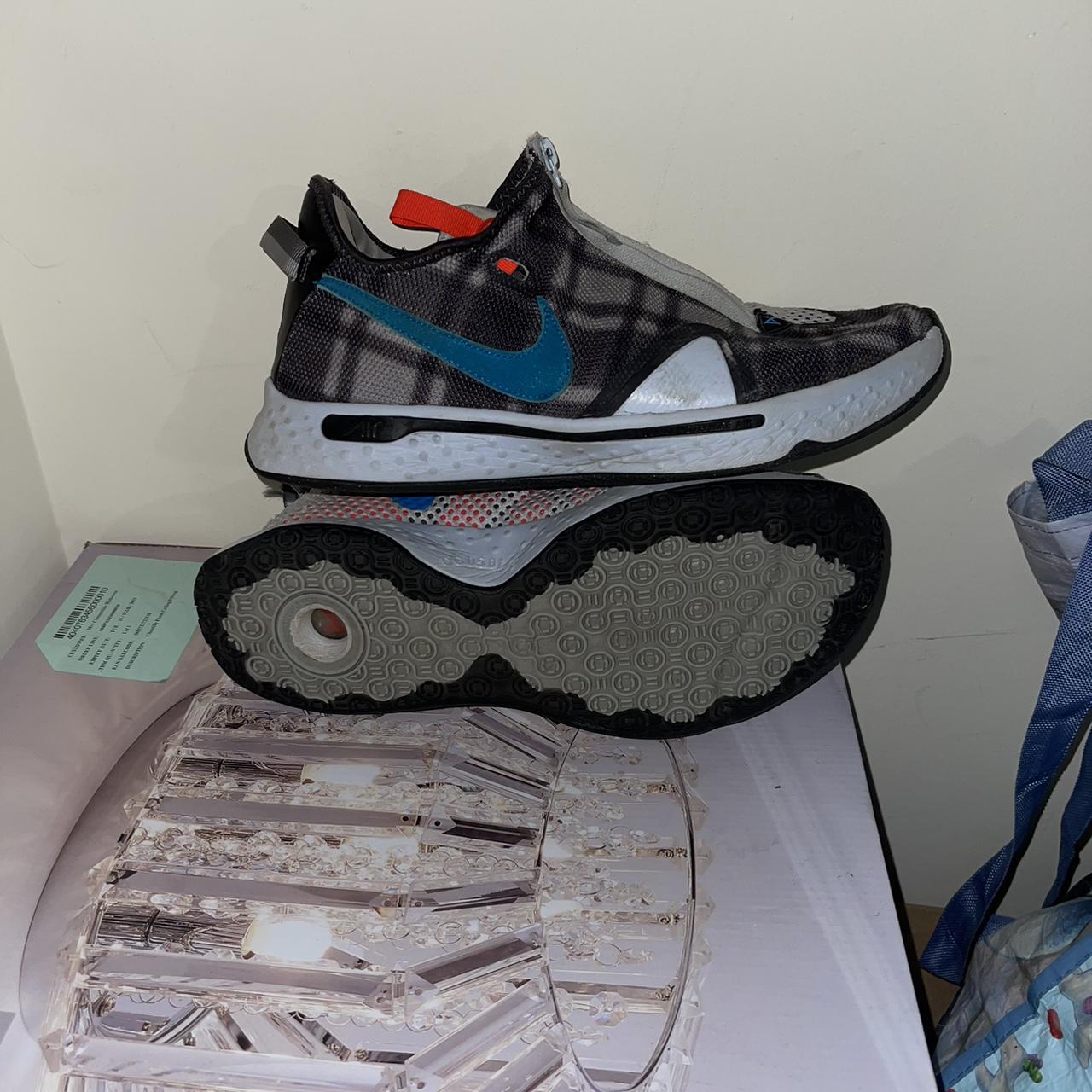 Nike Pg Football Grey Plaid, Mens