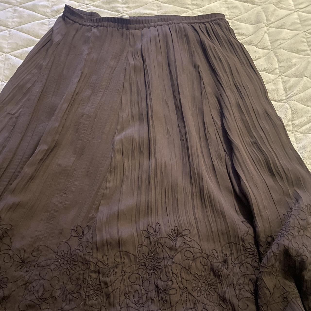 Coldwater Creek Women's Brown Skirt | Depop