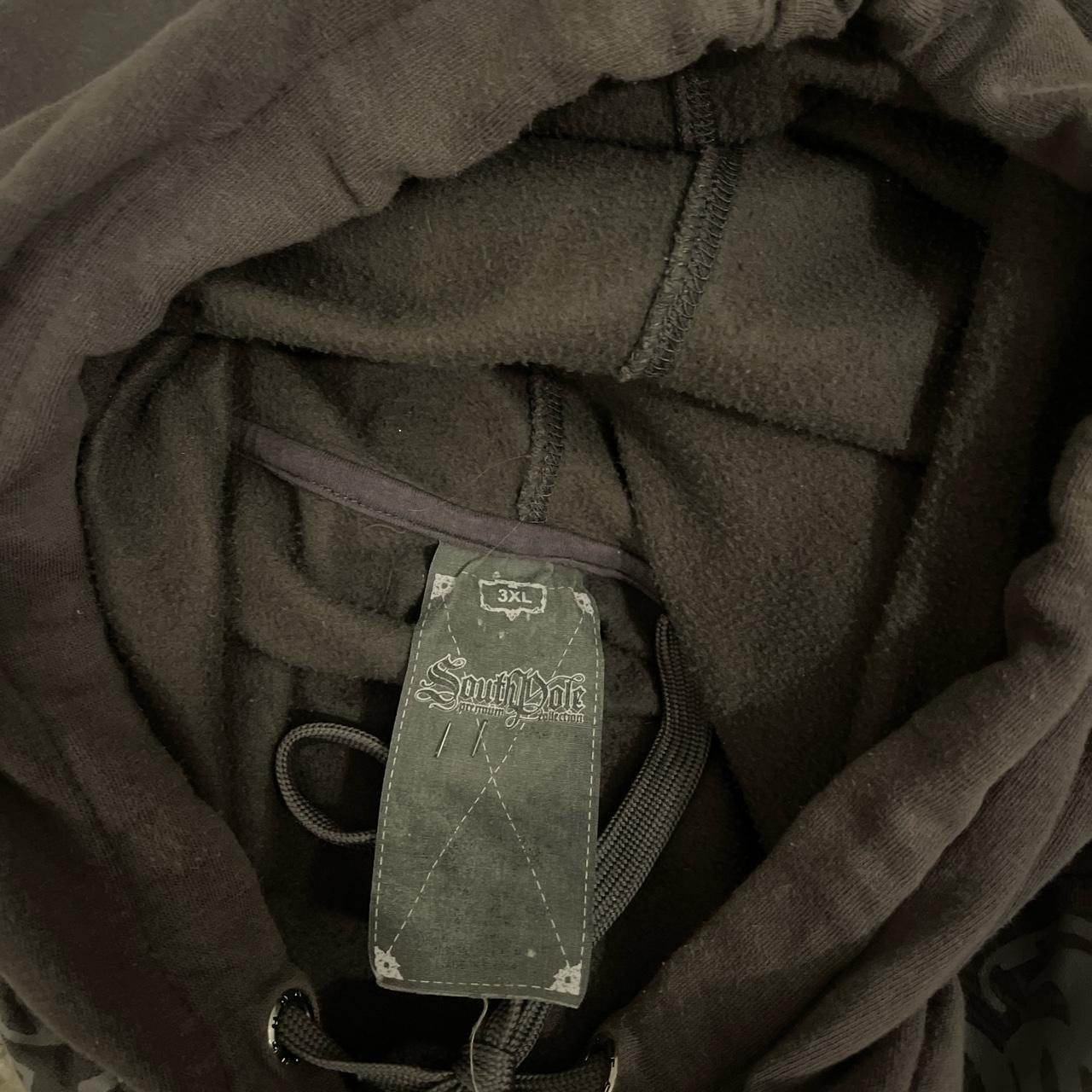 Southpole Men's Grey and Silver Hoodie | Depop