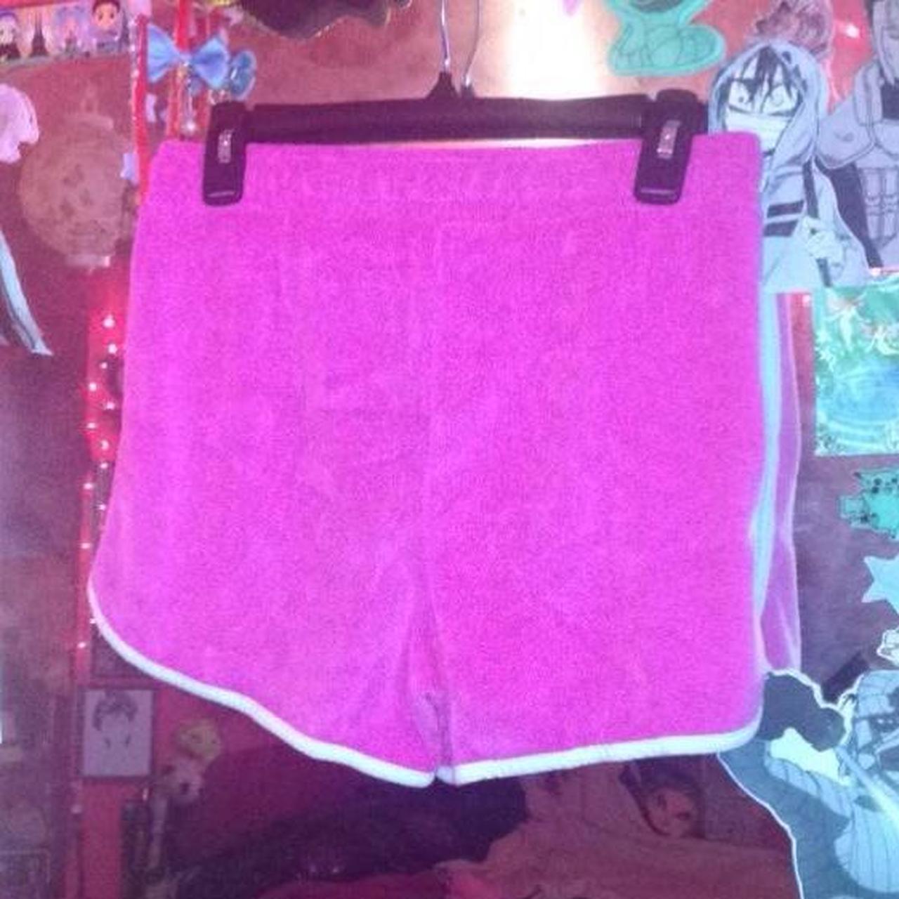 cat & jack hot pink ( fuchsia ) shorts with white... Depop