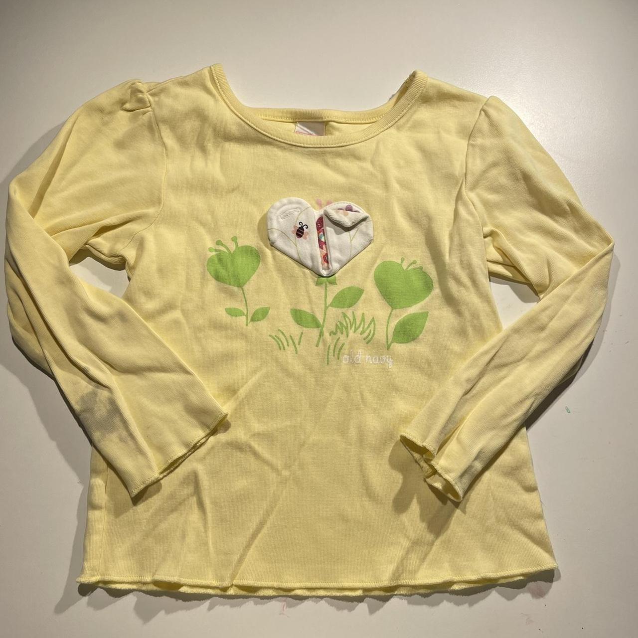 Old Navy Yellow Tshirt Depop