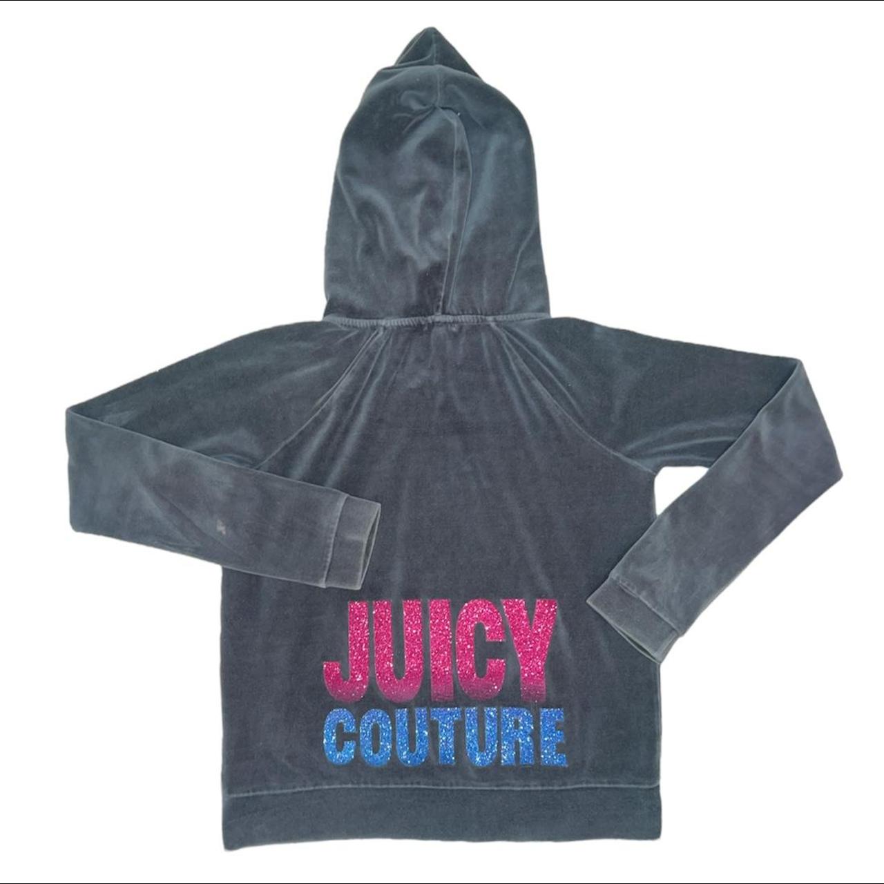 JUICY COUTURE VELOUR ZIPUP IN SIZE XL gray/brown... Depop