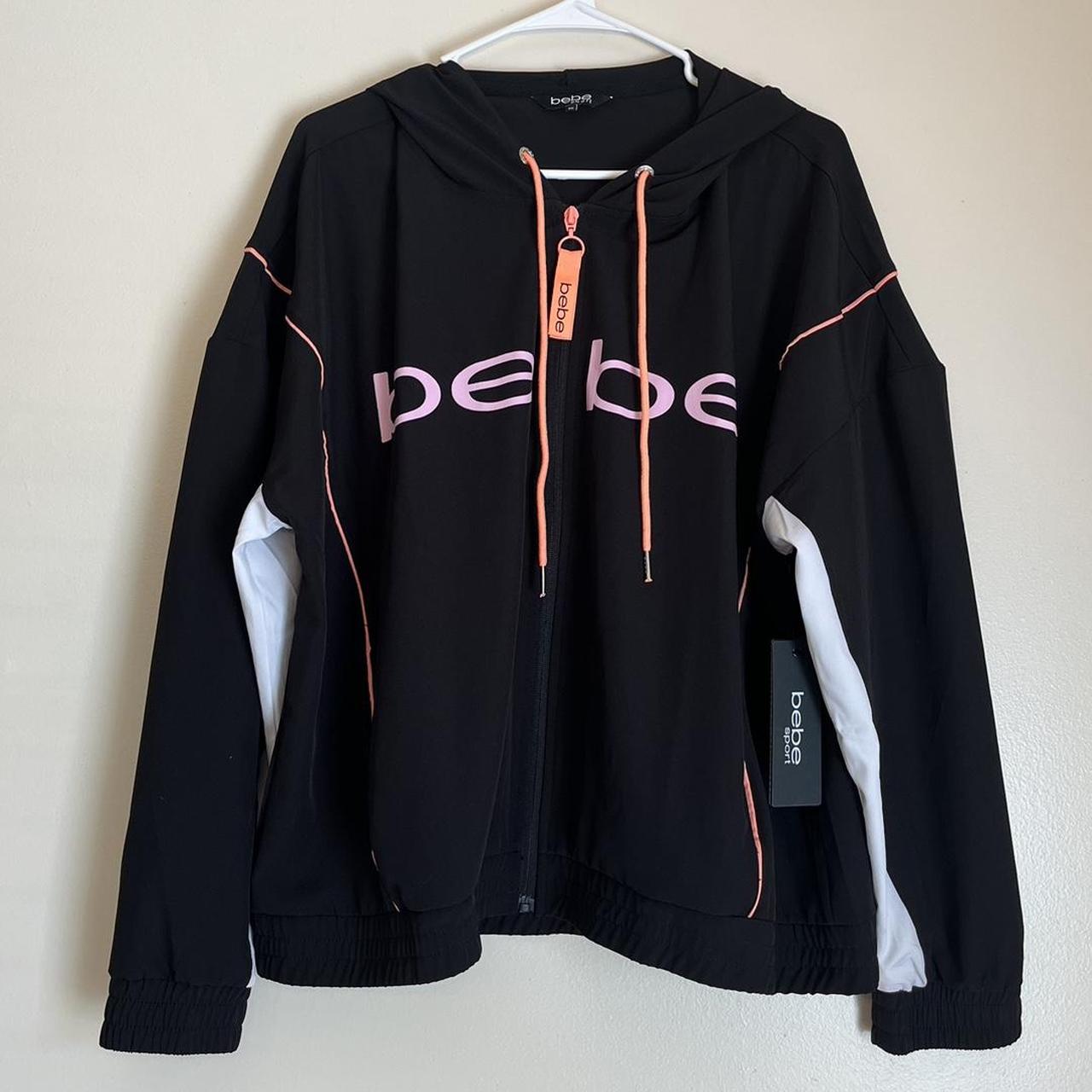 Bebe Logo Sport Zip Jacket