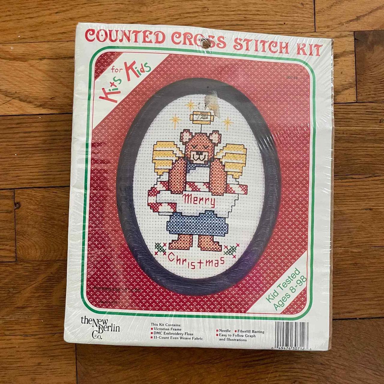 Vintage counted cross stitch kit by New Berlin - Depop