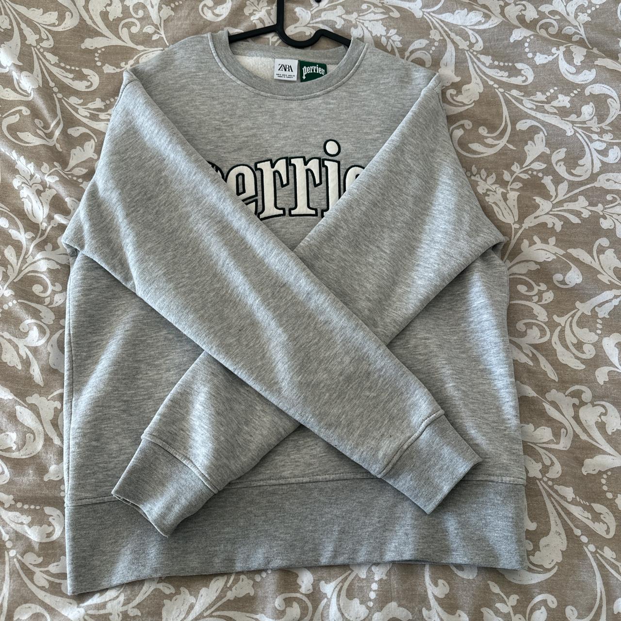 Zara, Tops, Zara Perrier Nestle Sweatshirt Size Small