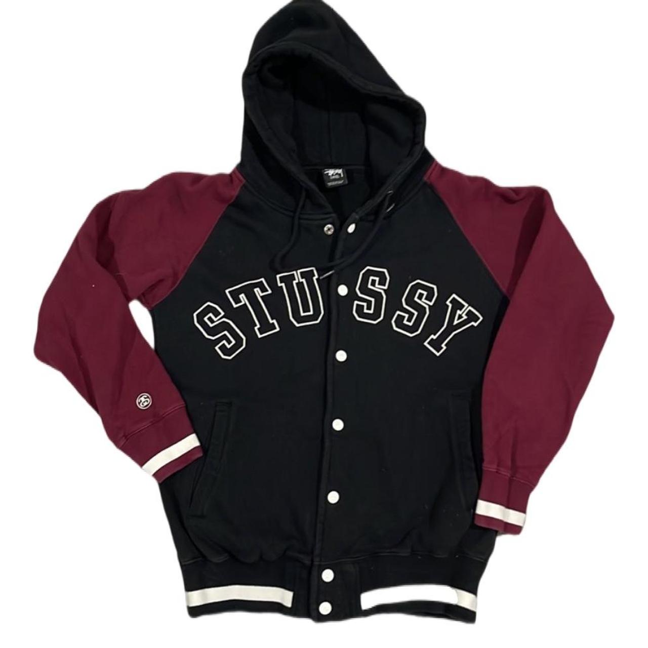 Stussy on sale baseball jacket