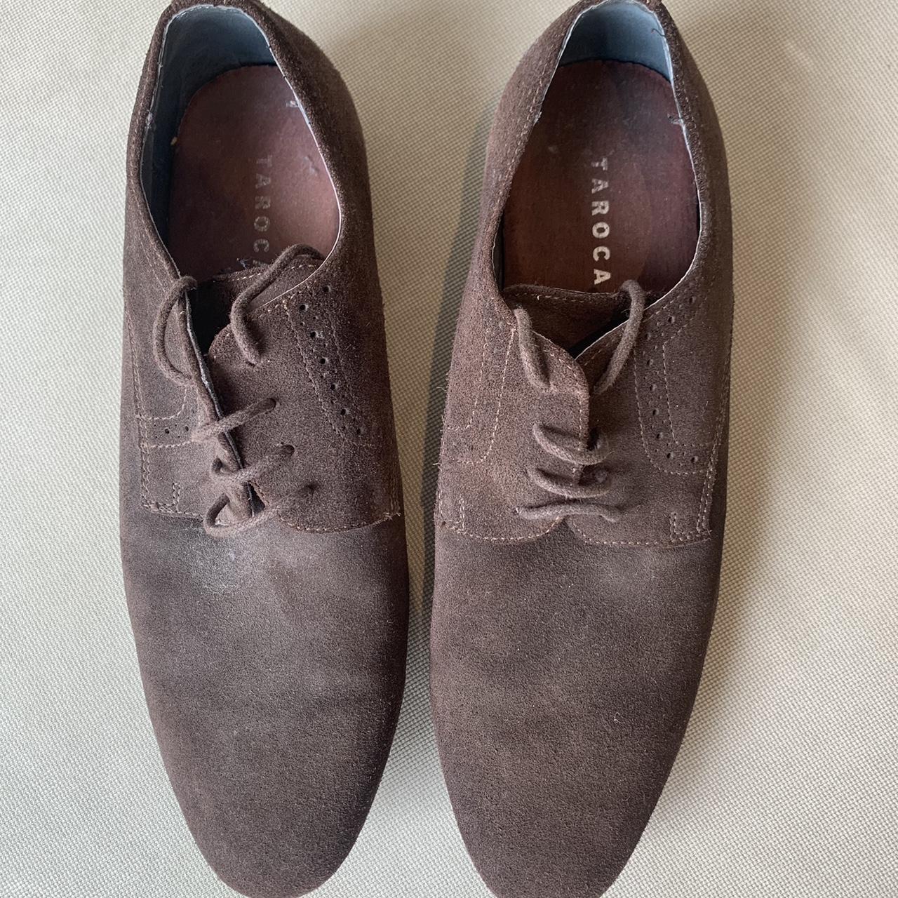 Tarocash Men’s Dress Shoes - Size US 8 men’s suede... - Depop