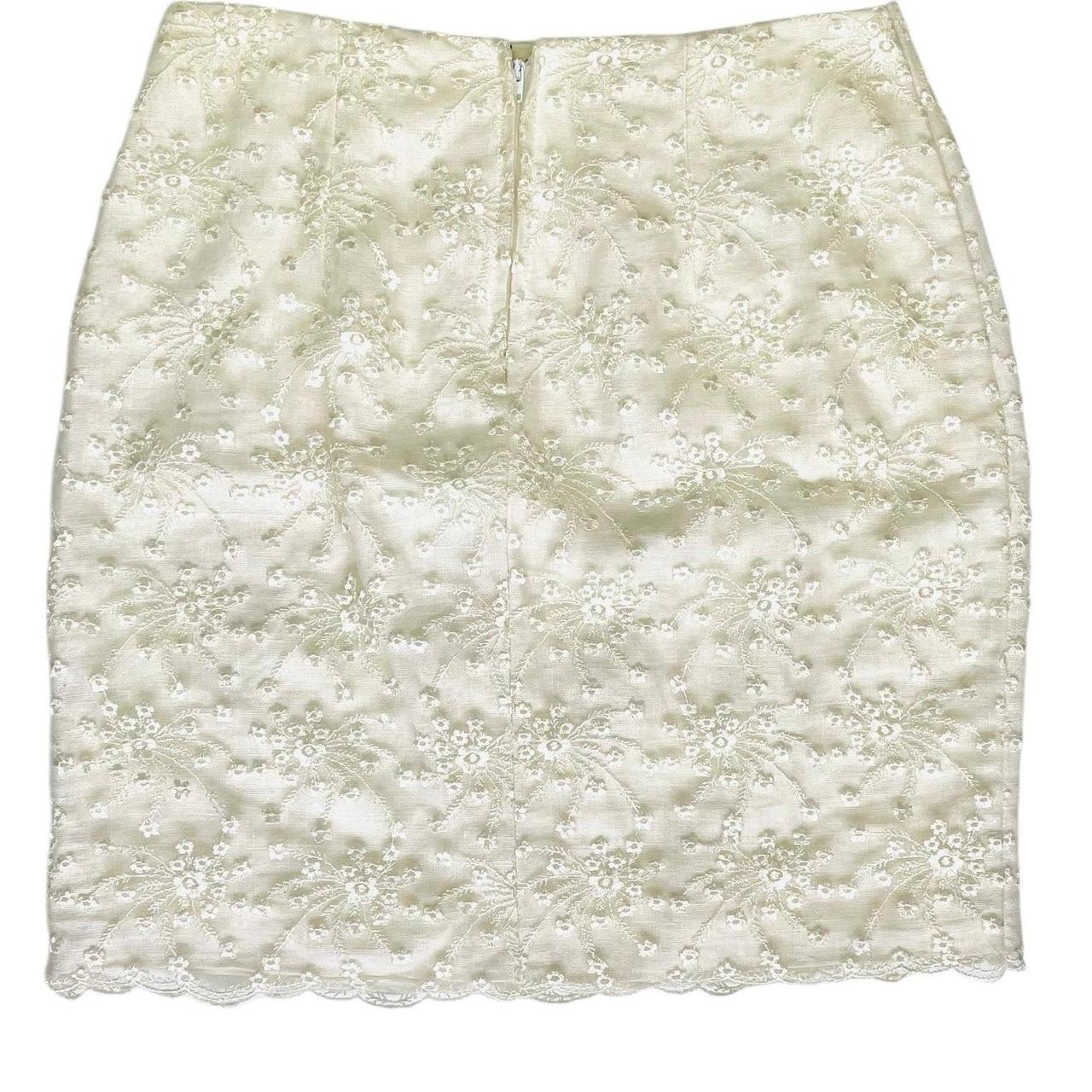 Cache Women's Skirt - White/Cream - S – Vintage 9… - image 2