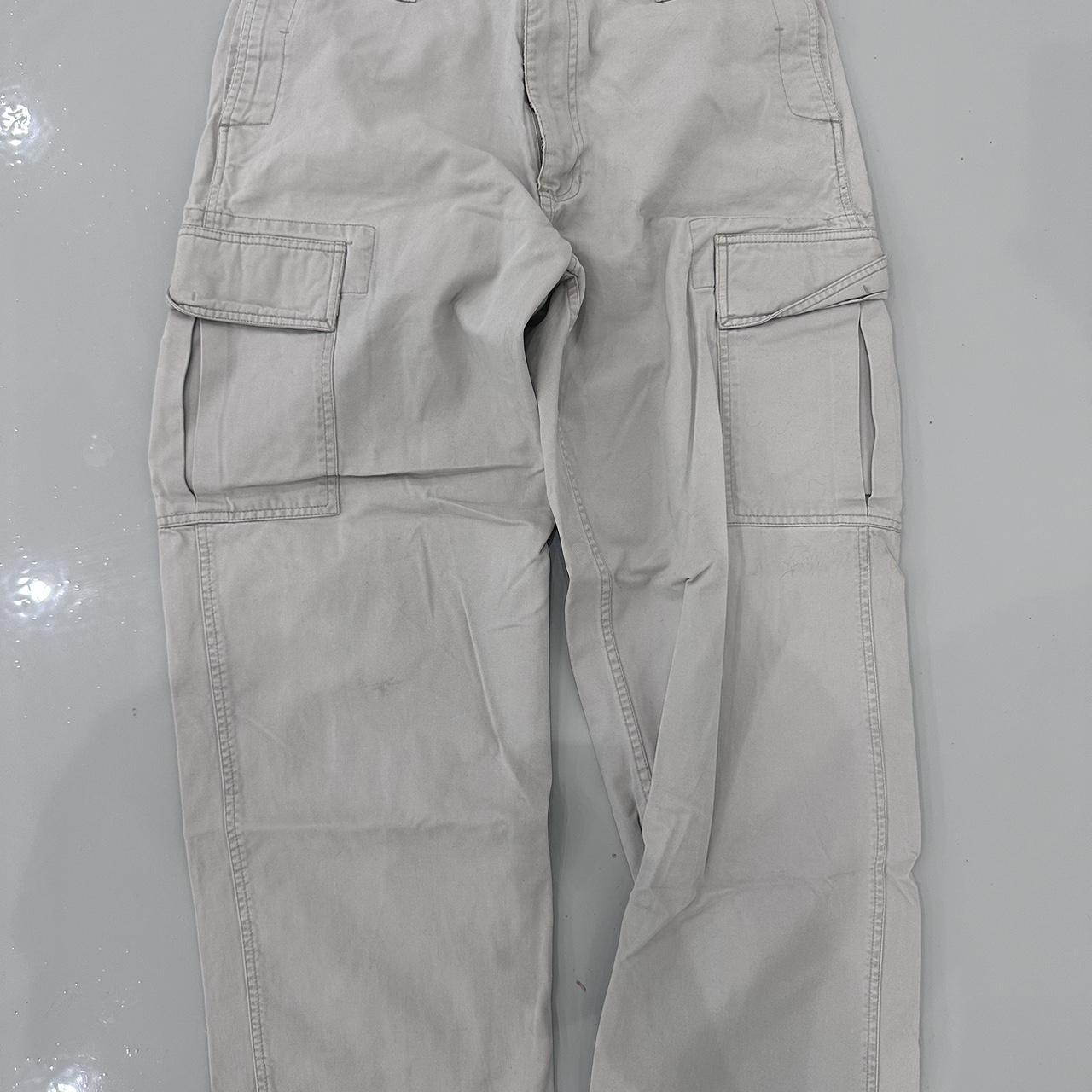 Old Navy Men's Cream and Grey Trousers