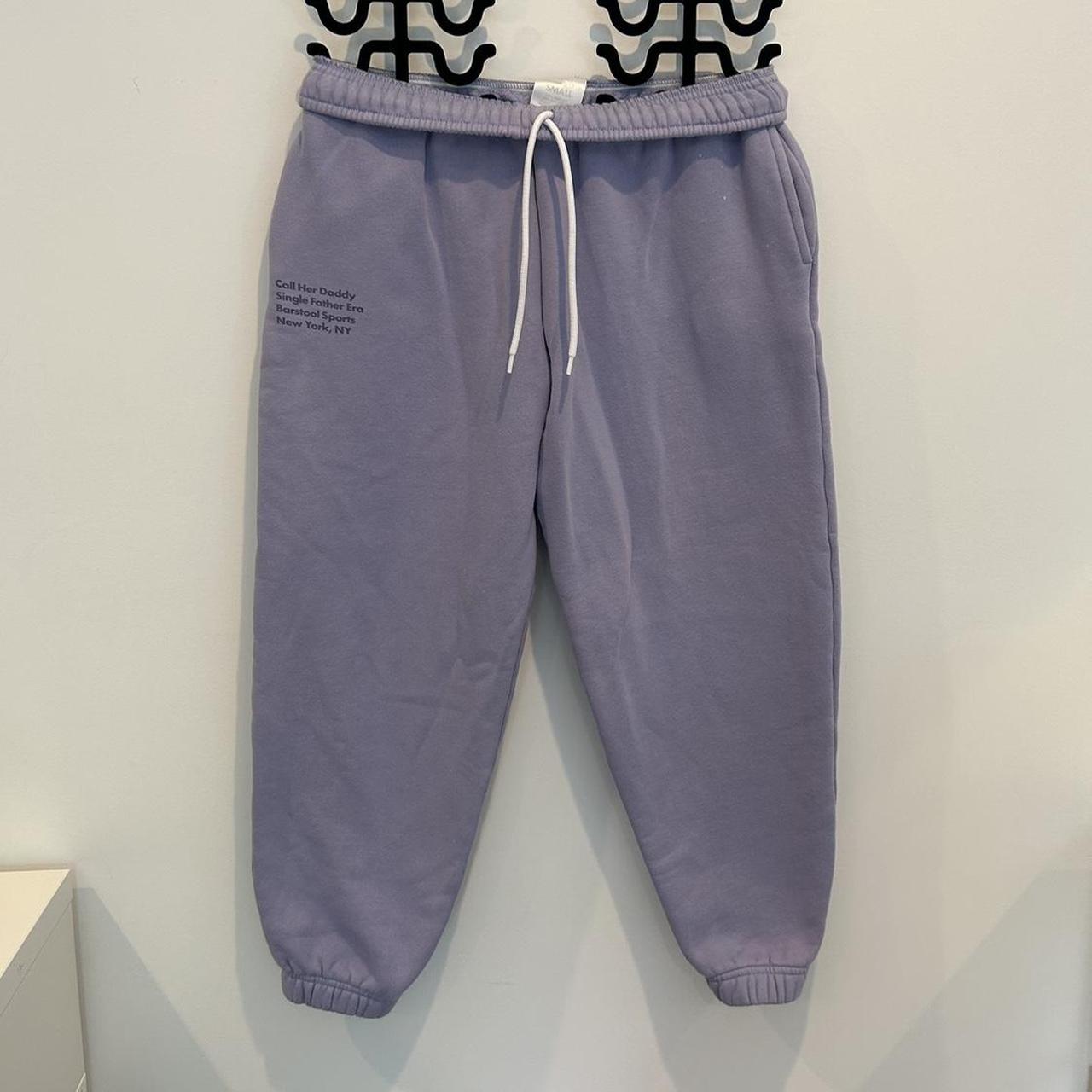 Barstool purple sweatpants sale