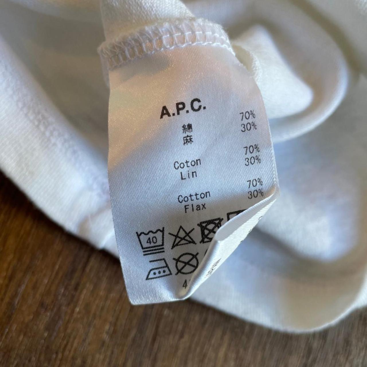 ●G-RELATED PRESNTS あのCEA在籍！ A.P.C Virgile Tee Size.S Made in Japan Used and in | Depop