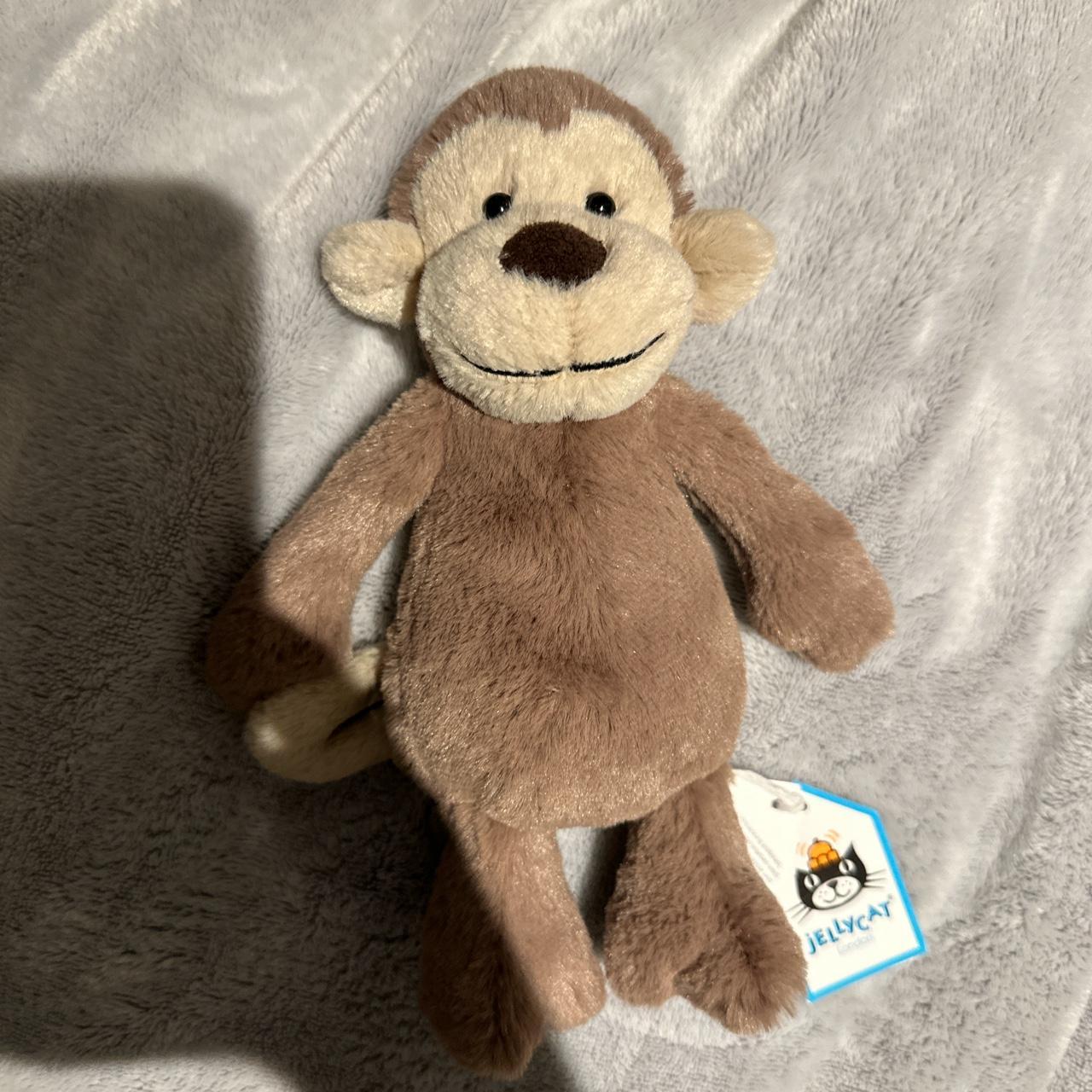 Small bashful jellycat monkey new with tags - Depop