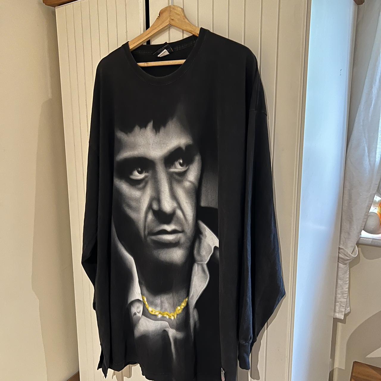 Vintage scarface long sleeve t shirt vintage... - Depop