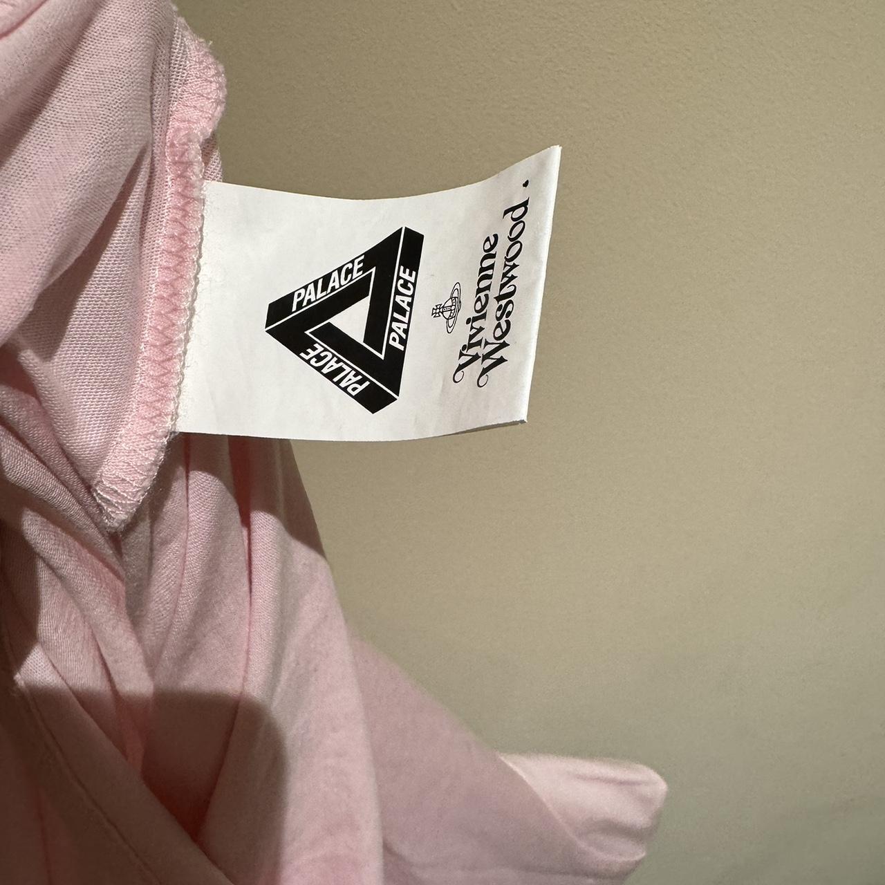 Palace x Vivienne Westwood baby tee pink size XL not | Depop Palace x Vivienne Westwood baby tee pink size XL not | Depop