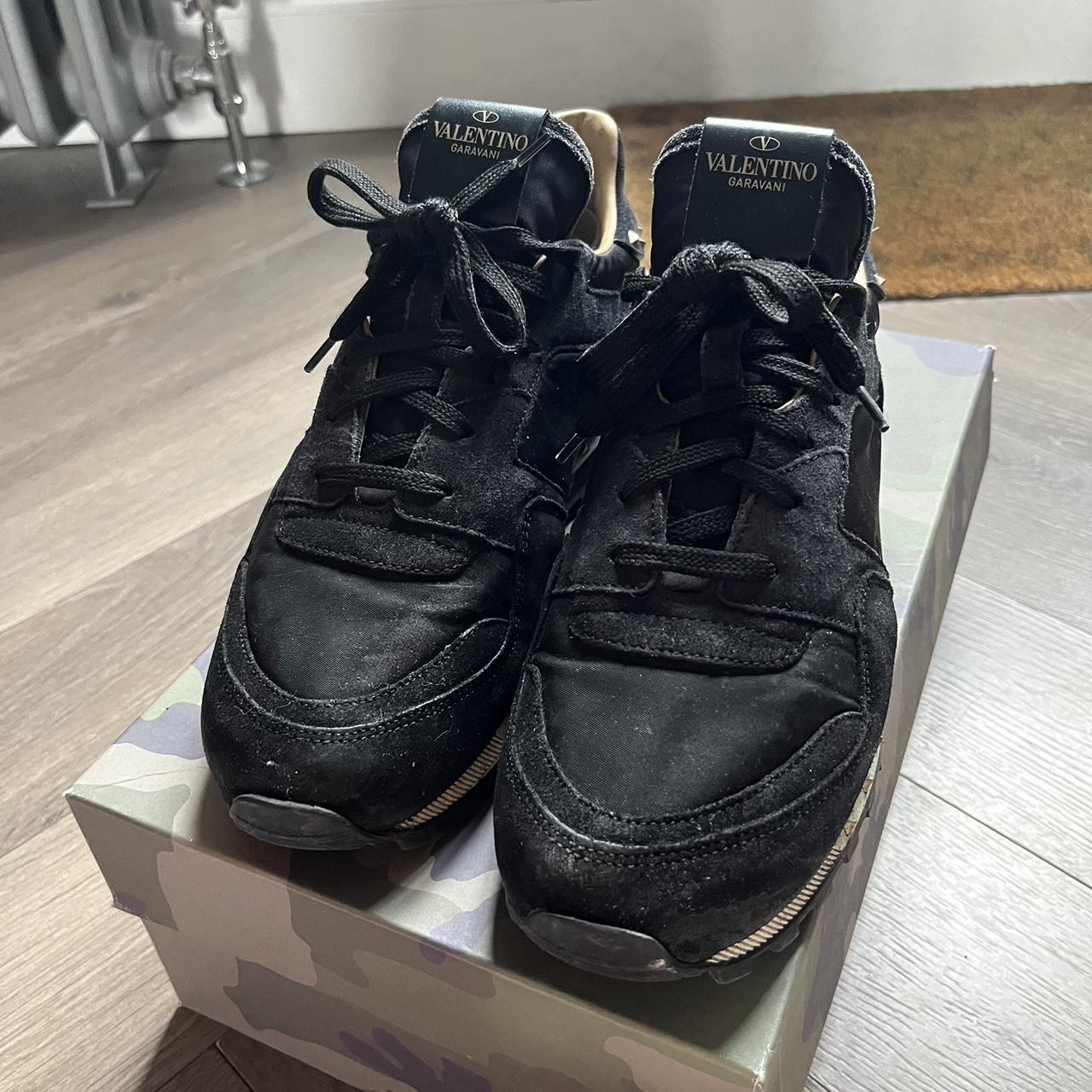 Black and gold Valentino trainers Size 8 Still in