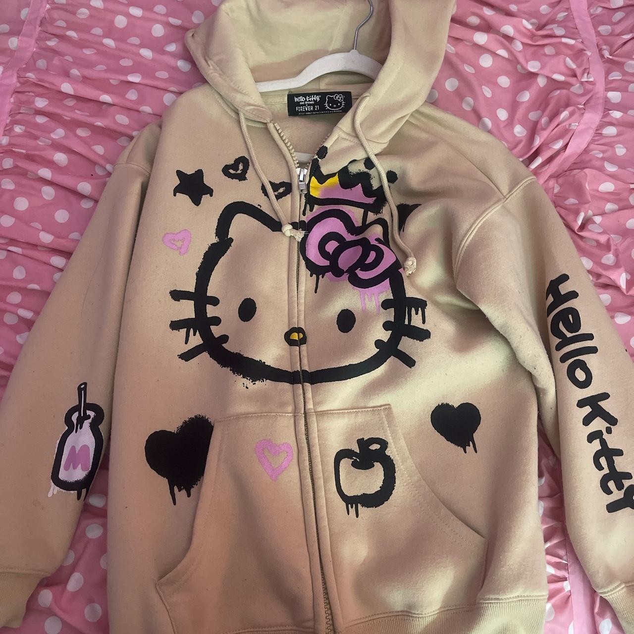 Hello Kitty Women's Hoodie | Depop