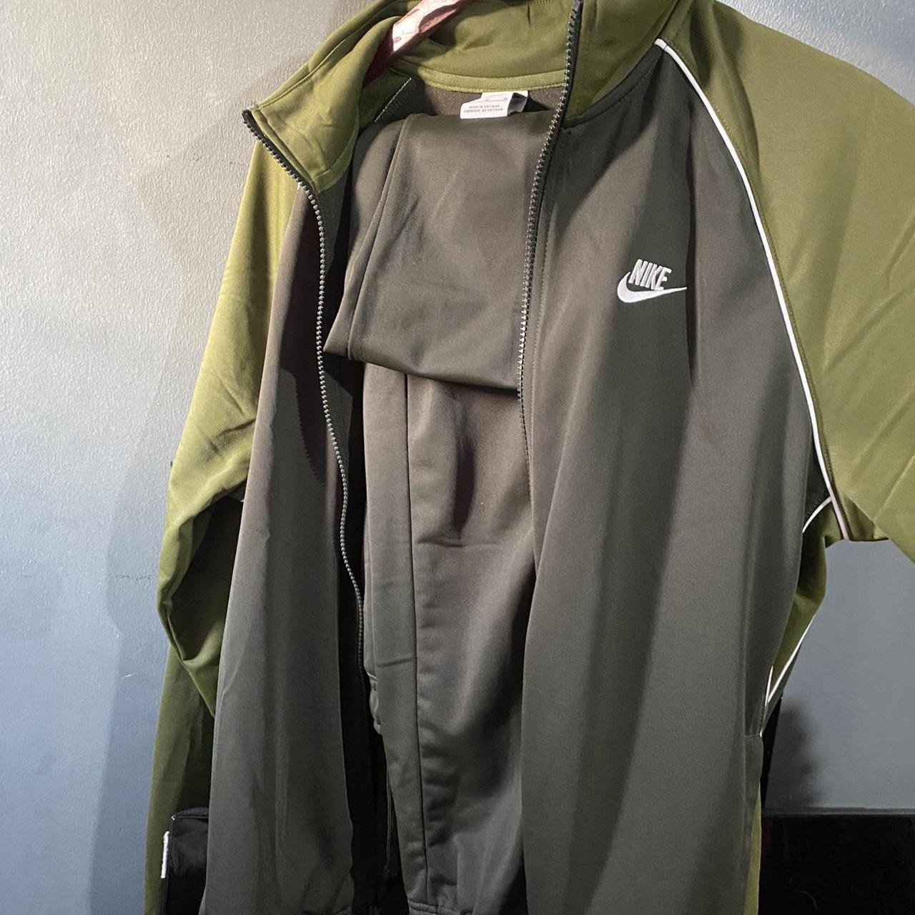 khaki bike nike tracksuit
