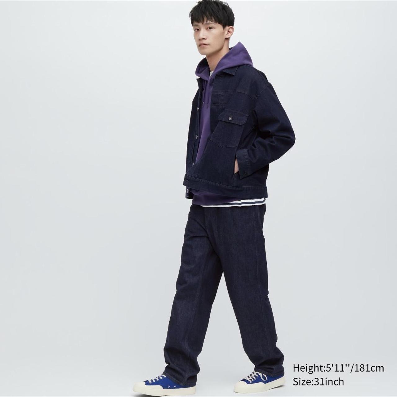 UNIQLO WIDEFIT JEANS 32” Brand New Overview Depop