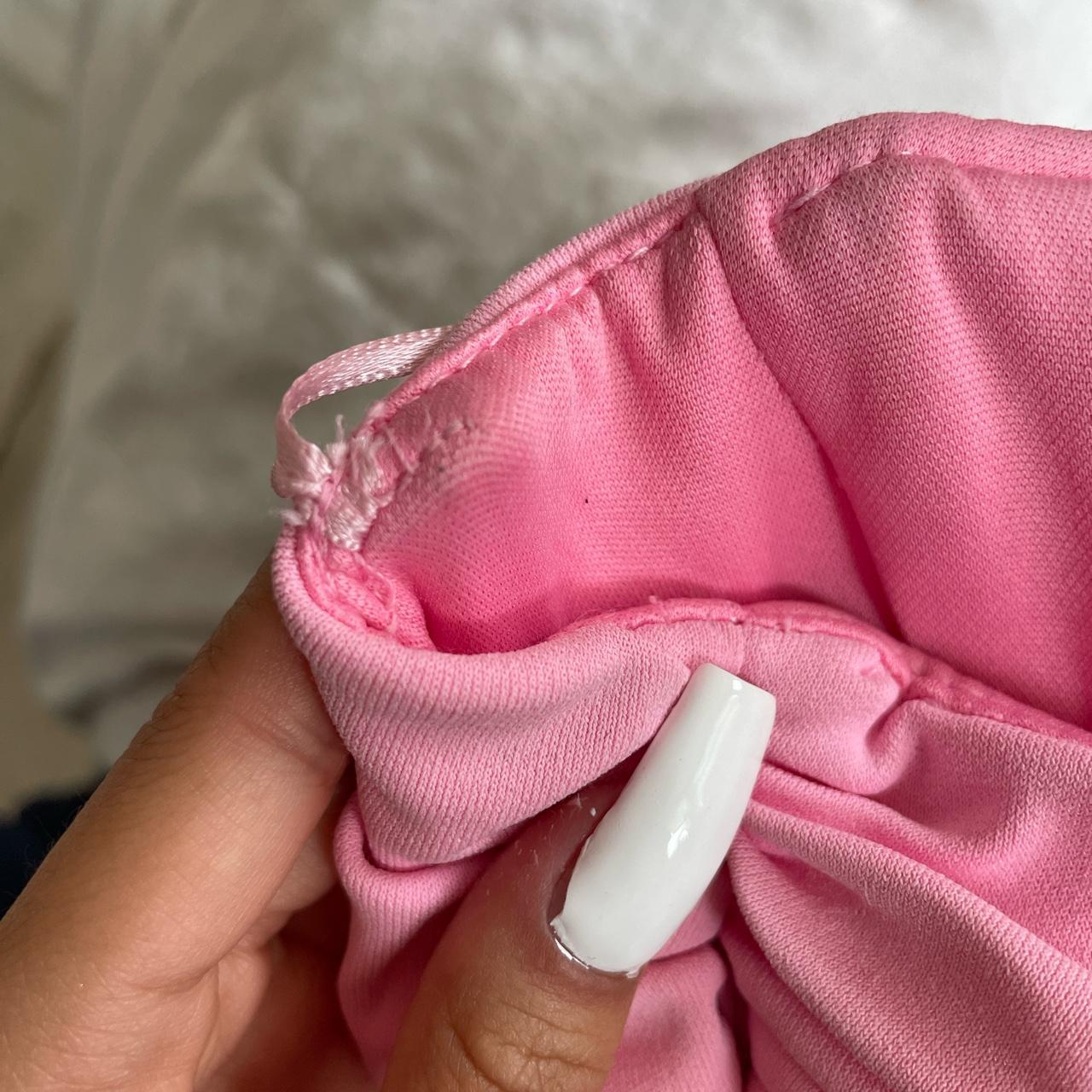 super cute pink zara corset/tub top some of the... Depop