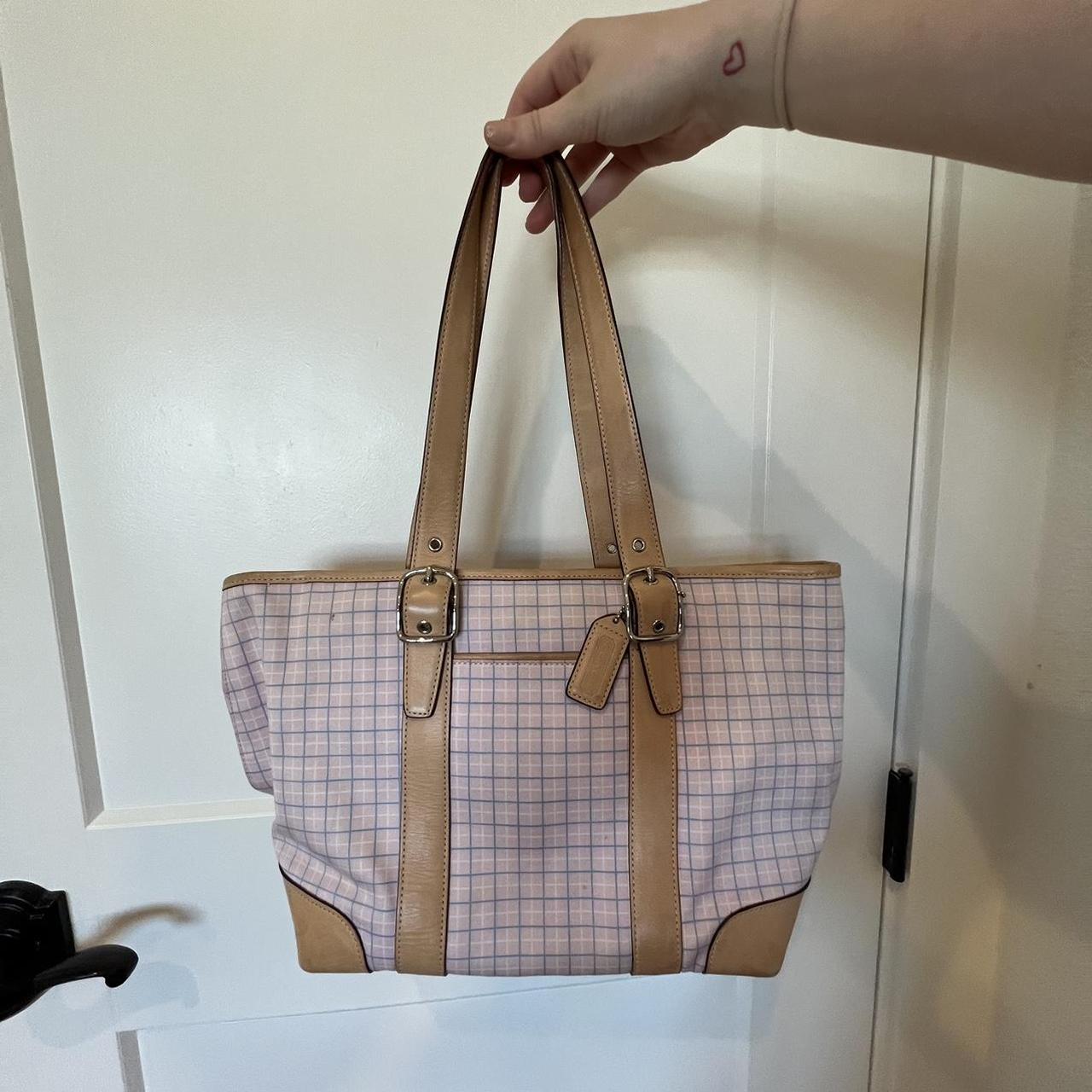 Coach Checkered Tote Bags for Women