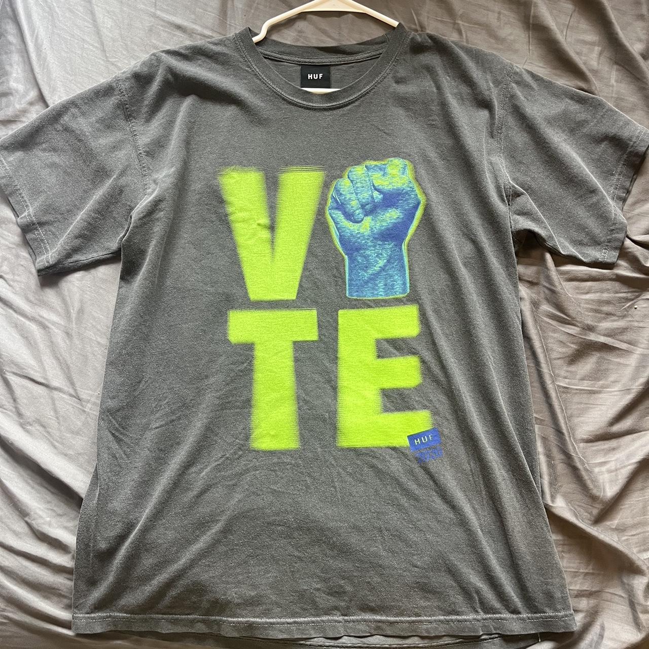 Gil Scott Heron x HUF “Vote” Shirt (2020) Size Depop
