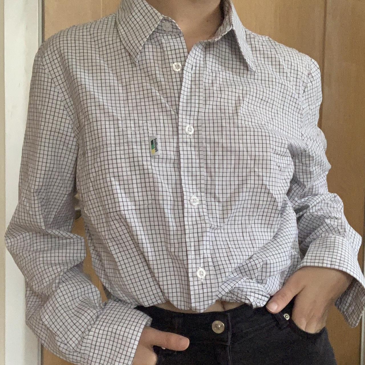 Long Sleeve White Shirt - M Have only worn it... - Depop