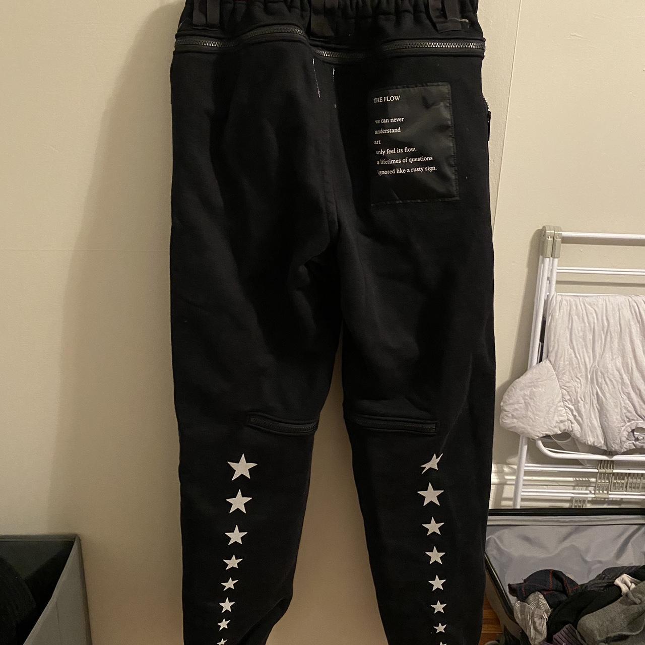 ◆THE MUSEUM VISITOR◆ LEATHER PATCH SWEAT PANTSGREY 07957 JP Western Wear