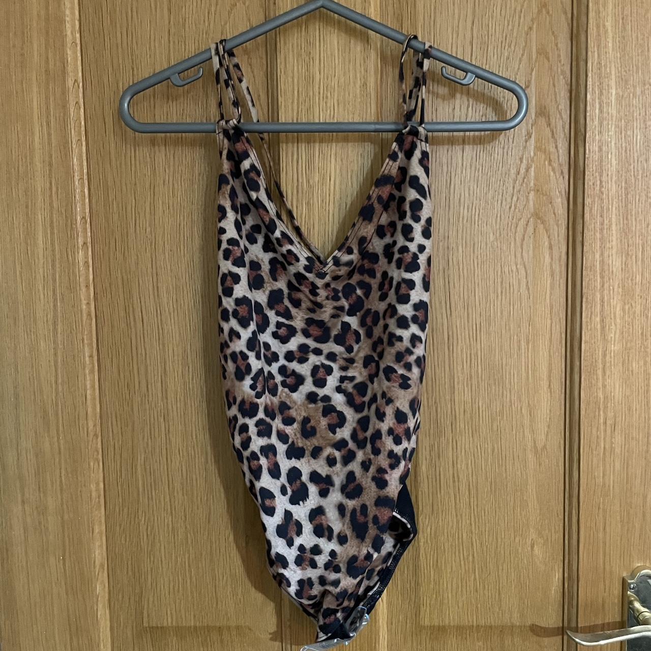 Leopard print swimming costume #Asos #highleg. Never... - Depop