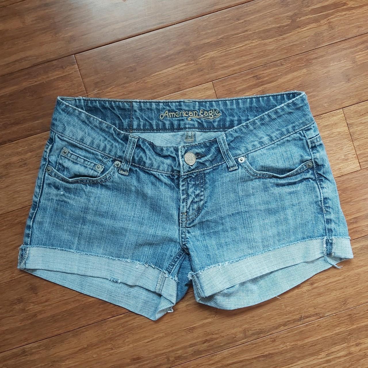 Y2K Vintage American Eagle Low Rise Shorts Depop